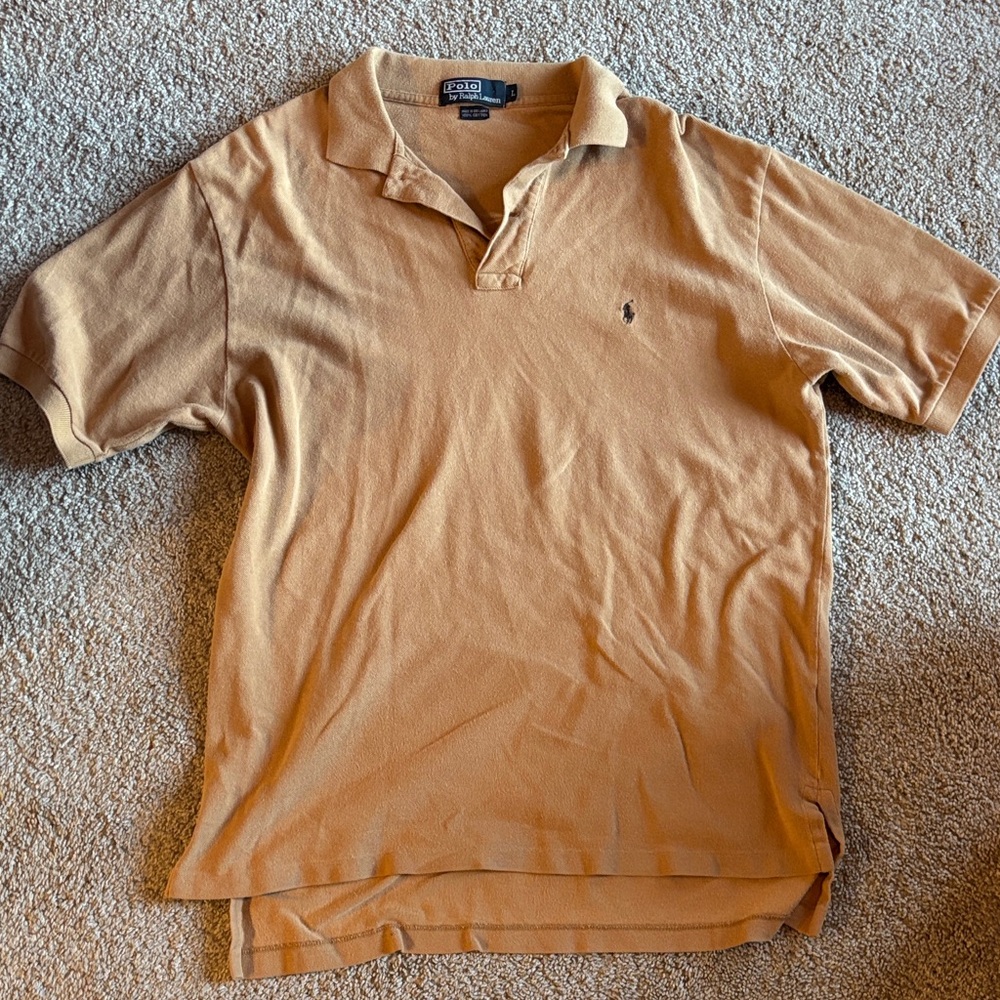 Polo by Ralph Lauren Men's Camel Polo Shirt